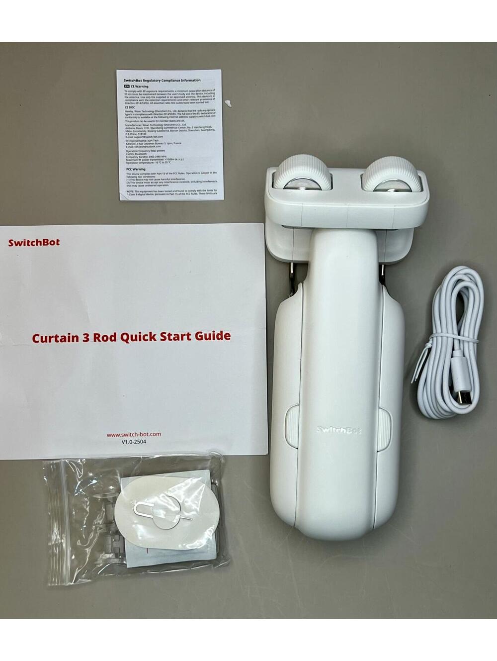 SwitchBot Automatic Curtain Opener 3 Smart Motor - White, Rod - Picture 2 of 8